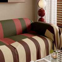 Modern Striped Bold Sofa Cover Anti-Spill Lightweight Stylish Easy-to-Clean Couch Protection for a Cozy Home Upgrade