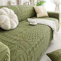 BohoWeave Stretch Full-Encasing Sofa Slipcover