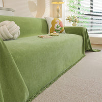 VelvetHush Chenille Sofa Cover