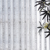 Urban Grid Embroidered Sheer Curtain