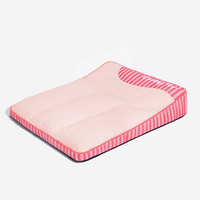 Extra Large Cooling Orthopedic Dog Bed with Raised Headrest