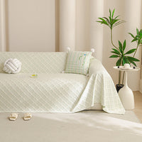 Cream Lattice Cooling Sofa Cover