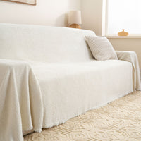 Soft Plush Multi-Purpose Sofa Protection Couch Cover Pet-Friendly Machine Washable Everyday Wear