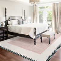 Easy Clean Washable Rug Boho Cozy Geometric Design Durable Pet-Friendly Spillproof Removable Non-Slip Pad Living Room Area Rug