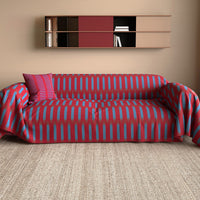 Retro Ribs Linen-Look Scratch-Resistant Sofa/Couch Cover
