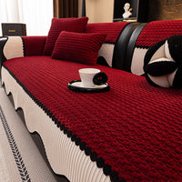 Modern Corduroy Wave Nonslip Sofa/Couch Cover