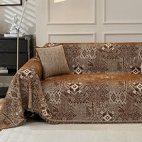 Gemometric Tribal Soft Pastel Pet-Friendly Multi-Purpose Minimalist Vintage Sofa Cover