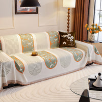 Soft Plush Pet-Friendly Durable Multi-Purpose Lightweight Vintage Sofa Cover – Woven Throw Couch Protector
