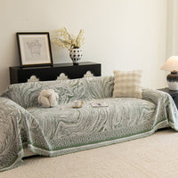 Marble Wave Chenille Scratch-Resistant Sofa/Couch Cover