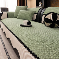Modern Corduroy Wave Nonslip Sofa/Couch Cover