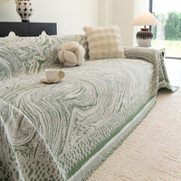 Marble Wave Chenille Scratch-Resistant Sofa/Couch Cover