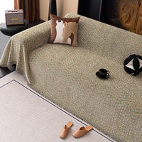 Blended Texture Chenille Sofa Cover Throw