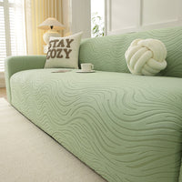 WaveLuxe Stretch Full-Cover Sofa Slipcover