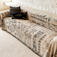 Artisan Glyph Chenille Scratch-Resistant Sofa/Couch Cover