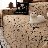 Cozy Bloom Plush Anti-Scratch Sofa/Couch Cover