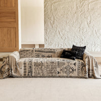 Artisan Glyph Chenille Scratch-Resistant Sofa/Couch Cover