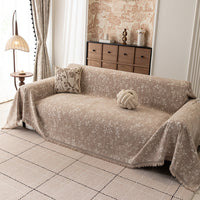 Vintage Leaf Chenille Scratch-Resistant Sofa/Couch Cover