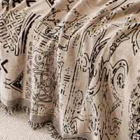 Artisan Glyph Chenille Scratch-Resistant Sofa/Couch Cover