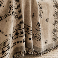 Artisan Glyph Chenille Scratch-Resistant Sofa/Couch Cover