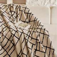 Urban Grid Chenille Scratch-Resistant Sofa/Couch Cover