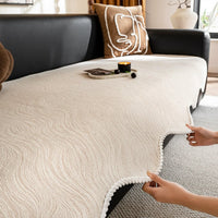 Elegant Wave Textured Nonslip Sofa/Couch Cover
