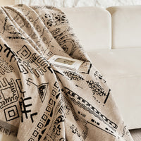 Artisan Glyph Chenille Scratch-Resistant Sofa/Couch Cover