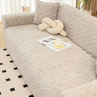 CozyWeave Plush Full-Encasing Stretch Sofa Slipcover