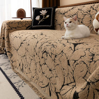 Cozy Bloom Plush Anti-Scratch Sofa/Couch Cover
