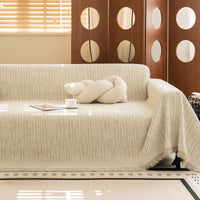 Minimalist Premium Neutral Soft Pet-Friendly Durable Sofa Cover – High Quality Woven Throw Couch Protection