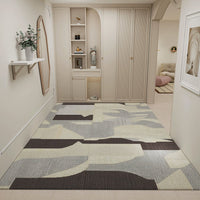 Easy Clean Rug Modern Mosaic Easy-Clean Non-Slip Polyester Doormat