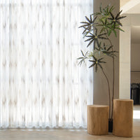 Mistfall Dusk Embroidered Sheer Curtain