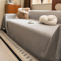 Minimalist Premium Neutral Soft Pet-Friendly Durable Sofa Cover – High Quality Woven Throw Couch Protection