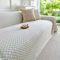 Breeze Lattice Ice Silk Sofa Cover