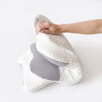 CloudWing Dual-Height Ergonomic Memory Foam Pillow
