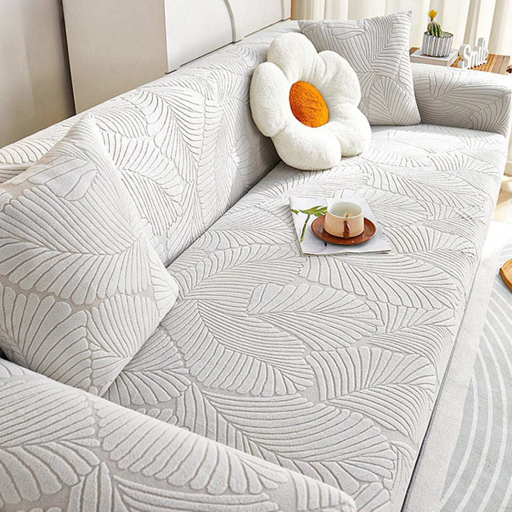 LeafWeave Stretch Full-Encasing Sofa Slipcover