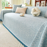 Natural Textured Chenille All Season Sofa Cover