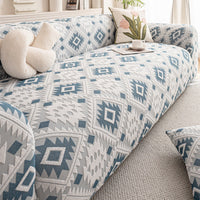 BohoWeave KnitFlex Full-Cover Sofa Slipcover
