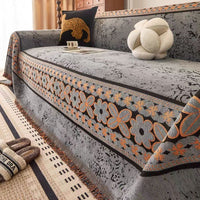 Vintage Blossom Chenille Sofa Cover