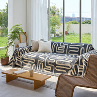 RetroMaze Chenille Sofa Cover