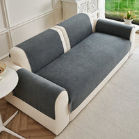 Spill-Resistant Chenille Pet-Friendly Non-slip Sofa Cover