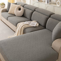 Luxury Diamond Knit Stretch Sofa Cover– Anti-Scratch, Full-Cover Pet Protector