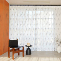 Mistfall Dusk Embroidered Sheer Curtain
