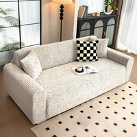CozyGuard Thick Stretch Jacquard Full-Encasing Sofa Slipcover