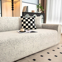 CozyGuard Thick Stretch Jacquard Full-Encasing Sofa Slipcover