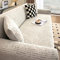 CozyGuard Thick Stretch Jacquard Full-Encasing Sofa Slipcover