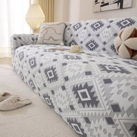 BohoWeave KnitFlex Full-Cover Sofa Slipcover