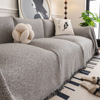 Textured Chenille Scratch-Resistant Sofa/Couch Cover