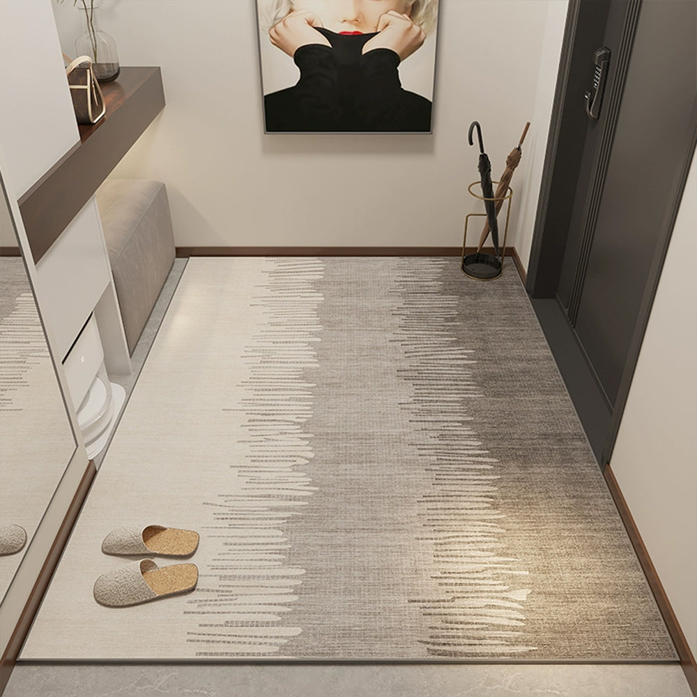 Easy Clean Rug Gradient Echo High-Density Polyester Doormat