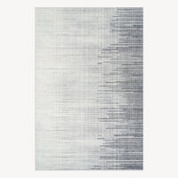 Easy Clean Washable Rug Modern Weathered Earthy Linear Design Durable Spillproof Pet-Friendly Non-Slip Pad Living Room Area Rug