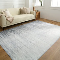 Easy Clean Washable Rug Modern Weathered Earthy Linear Design Durable Spillproof Pet-Friendly Non-Slip Pad Living Room Area Rug